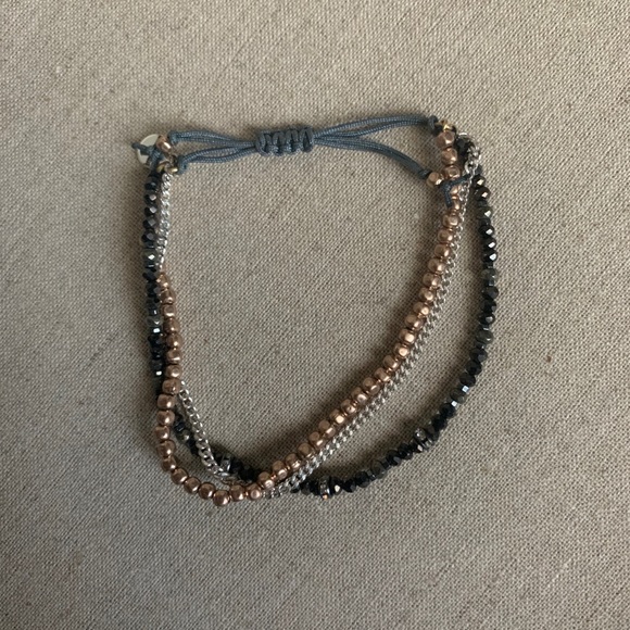 Stella and Dot bracelet multi color draw string - Picture 2 of 4